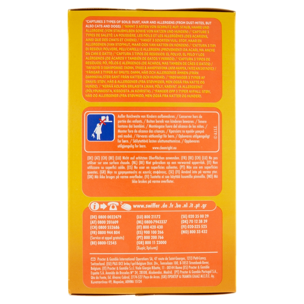 Swiffer Duster Cattura Polvere - Ricarica 16 Piumini per spolverare